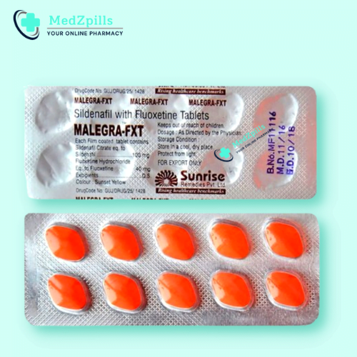 Malegra FXT (Sildenafil Citrate/Fluoxetine)