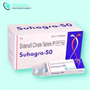 Suhagra 50 mg (Sildenafil Citrate)